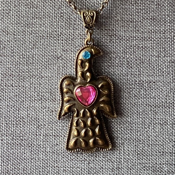 Eagle Rhinestone Accent Necklace - Picture 3 of 4